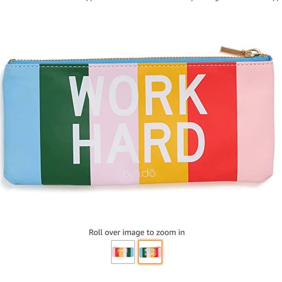 ban.do Other - ban.do - have fun work hard - pencil pouch - NWT